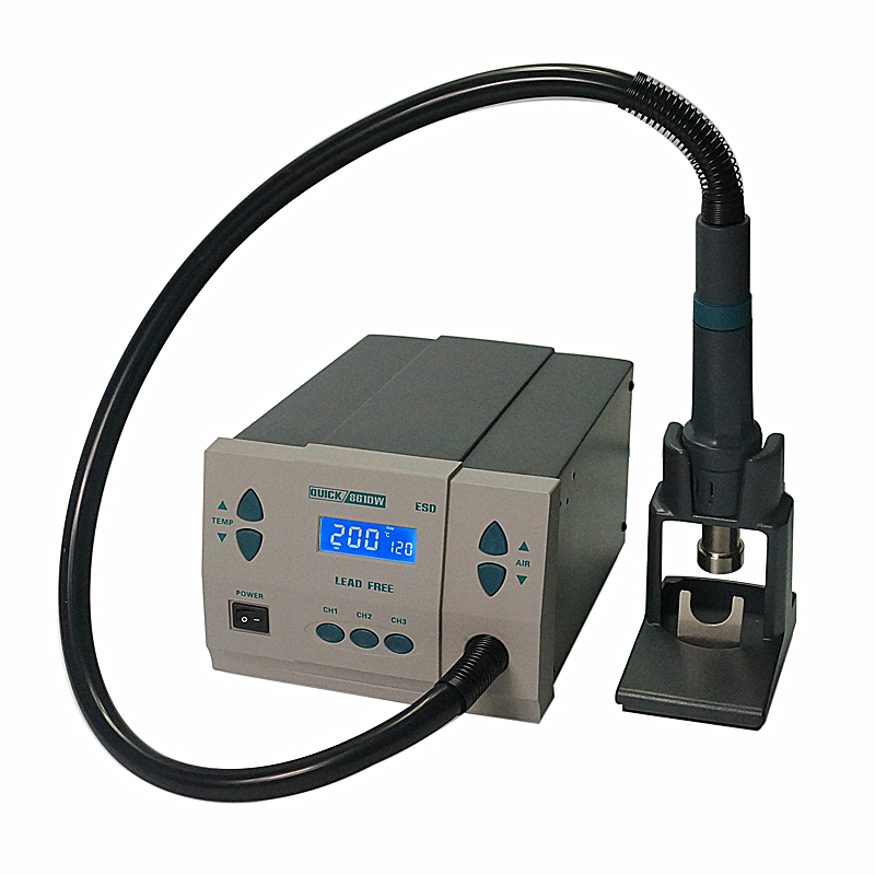 محطة لحام QUICK Spot 861DW بال - مراجعة Hot Air Rework Station 861Dw وسعره