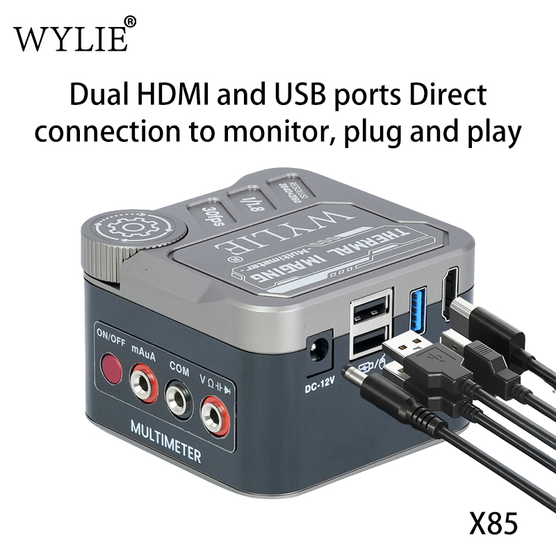 كاميرا مجهر صناعي WYLIE X85 بد - مراجعة 4K Microscope Camera Sony Sensor وسعره